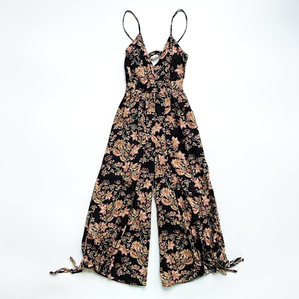 Free People Stand Out Floral Printed Jumpsuit